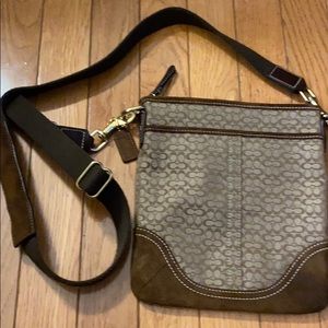 Authentic Dark Brown Coach Purse For Sale